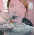 Pink Spectre. 2010. Oil and charcoal on canvas. 48 x 36