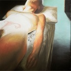 Object.  1998. Pastel on Paper.  59 x 39